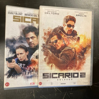 Sicario 1-2 2DVD (VG+/M-) -toiminta/jännitys-